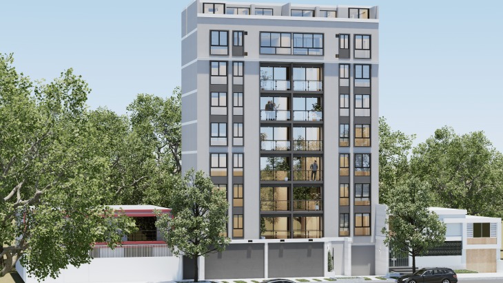 Fachada principal del proyecto ALMAGRO 260 en Jesus Maria