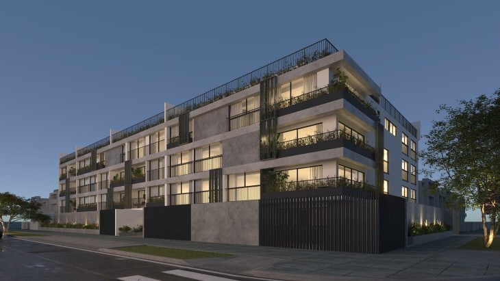 Fachada principal del proyecto PAQARI en San Borja