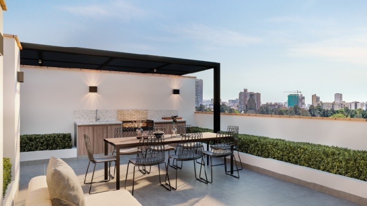 Fachada principal del proyecto DORUE ETAPA 2 en Surquillo