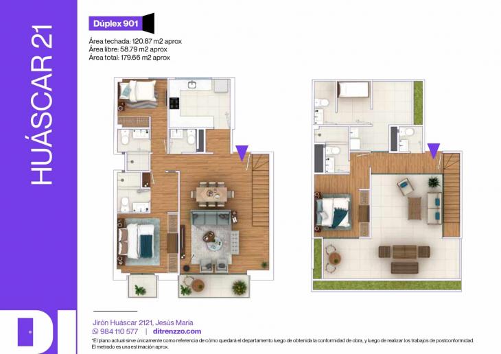 Plano del modelo X01 del proyecto Huáscar 21 en Jesus Maria