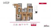 Plano del modelo 2 del proyecto Lucca en San Miguel