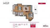 Plano del modelo 4 del proyecto Lucca en San Miguel
