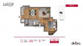 Plano del modelo 4A del proyecto Lucca en San Miguel