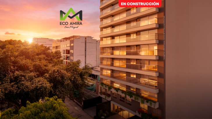 Fachada principal del proyecto EcoAmira en San Miguel