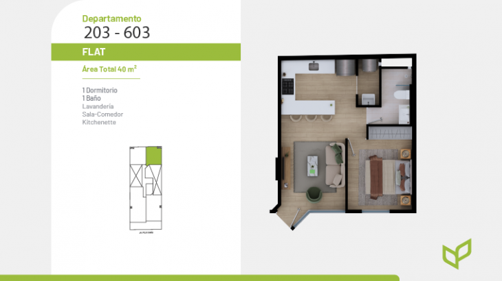 Plano del modelo x03 del proyecto Dibós 728 en Magdalena Del Mar