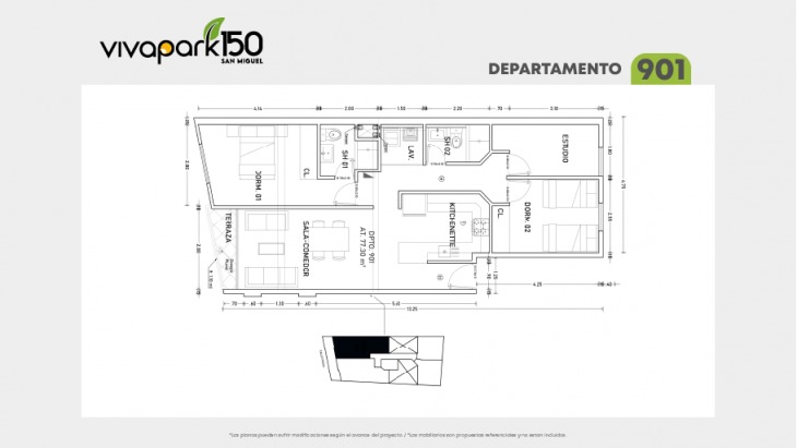 Departamentos en San Miguel