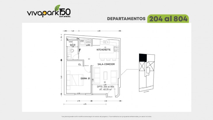Departamentos en San Miguel