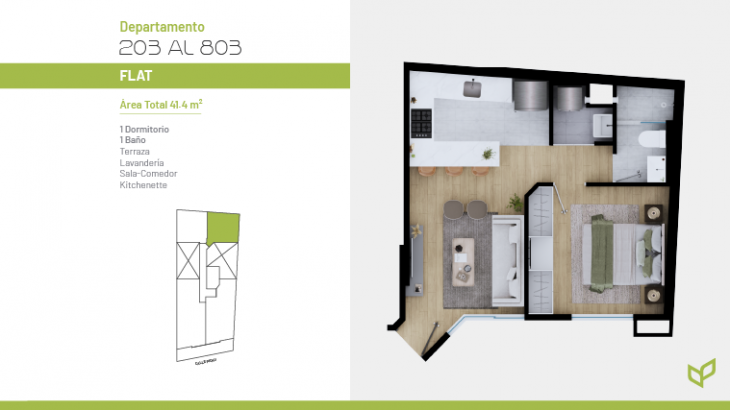 Plano del modelo X03 del proyecto Vivapark 150 en San Miguel
