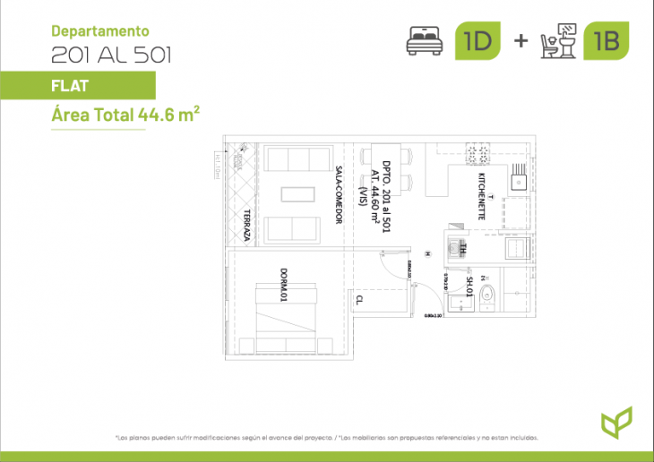 Plano del modelo x01 del proyecto Dalí Park en Lince