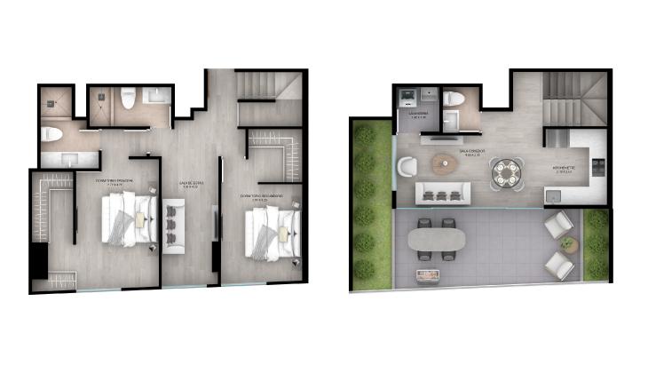 Plano del modelo TIPO - 12 del proyecto Affinity en Miraflores