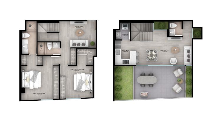 Plano del modelo TIPO - 13 del proyecto Affinity en Miraflores
