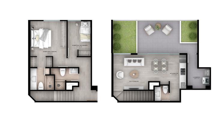 Plano del modelo TIPO - 14 del proyecto Affinity en Miraflores