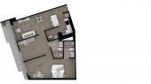 Plano del modelo Tipo B14 del proyecto Monument en Miraflores