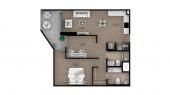 Plano del modelo Tipo 14A del proyecto ACACIAS en Miraflores