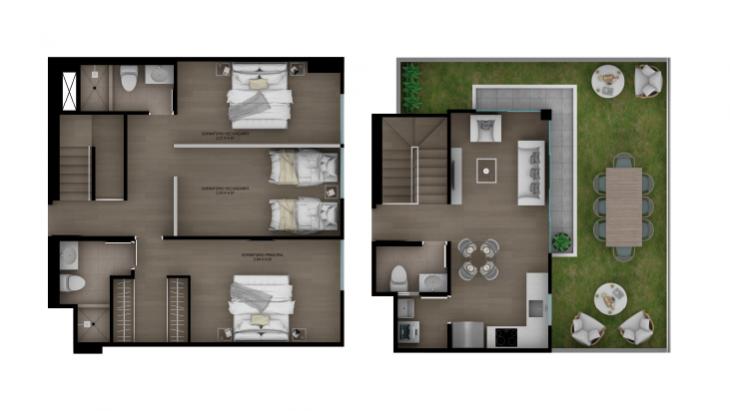 Plano del modelo Tipo 31 del proyecto ACACIAS en Miraflores