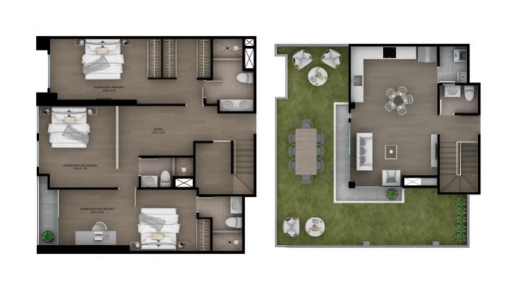 Plano del modelo Tipo 23 del proyecto ACACIAS en Miraflores