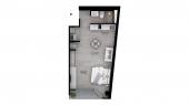 Plano del modelo Tipo B4 del proyecto The Muse en Barranco