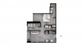 Plano del modelo Tipo B16 del proyecto The Muse en Barranco