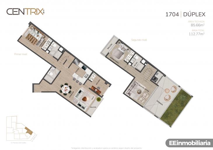 Modelo Dúplex 1704