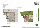 Plano del modelo Duplex 801 del proyecto Vista Park en Santiago De Surco
