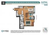 Plano del modelo G del proyecto Supra Tower en San Miguel