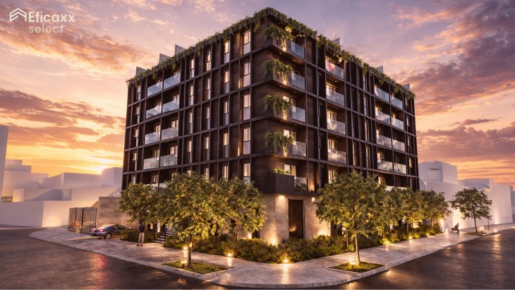 Fachada principal del proyecto Mar del Sur 193 en Santiago De Surco