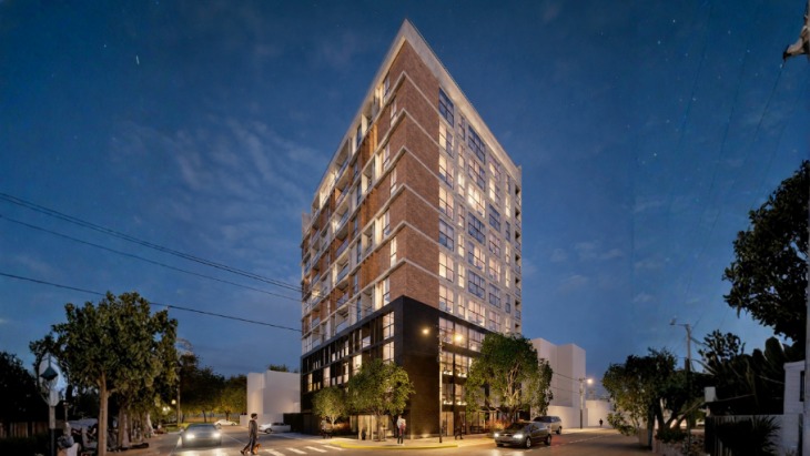 Fachada principal del proyecto Residencial Salamanca de Monterrico 20 en Ate