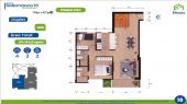 Plano del modelo 1001 del proyecto Residencial Salamanca de Monterrico 19 en Ate