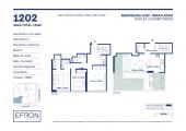 Plano del modelo tipo 2 del proyecto Mendiburu 1290 en Miraflores