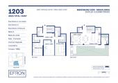Plano del modelo tipo 3 del proyecto Mendiburu 1290 en Miraflores