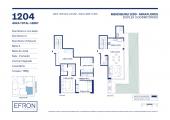 Plano del modelo tipo 4 del proyecto Mendiburu 1290 en Miraflores