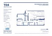 Plano del modelo Tipo 4 del proyecto Bolognesi 400 en Miraflores