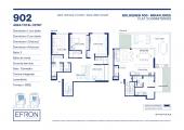 Plano del modelo Tipo D2 del proyecto Bolognesi 400 en Miraflores