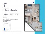 Plano del modelo I del proyecto BLUE en San Isidro