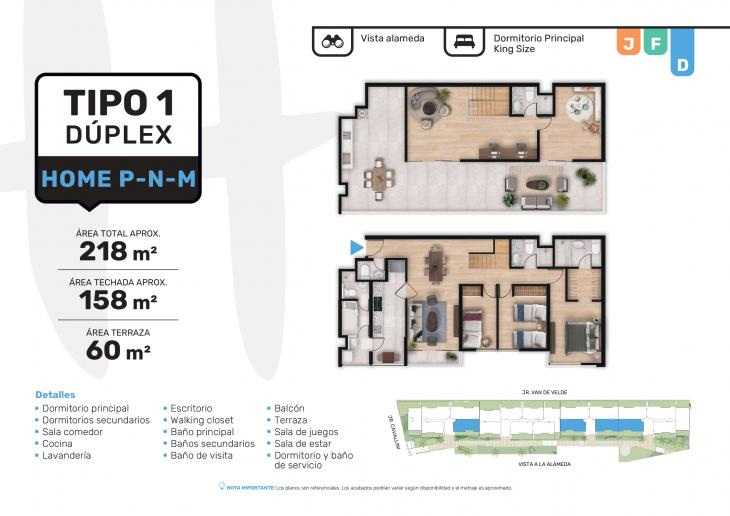 Modelo DUPLEX TIPO 01