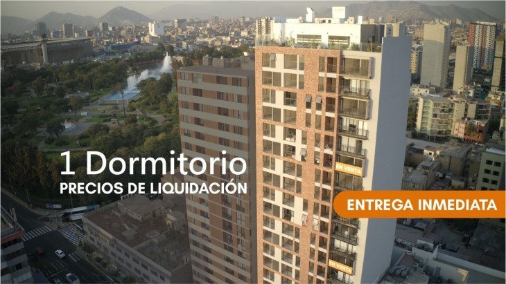 Fachada principal del proyecto Park Living en Cercado De Lima