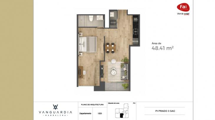 Plano del modelo X02 A del proyecto Proyecto Vanguardia en Magdalena Del Mar