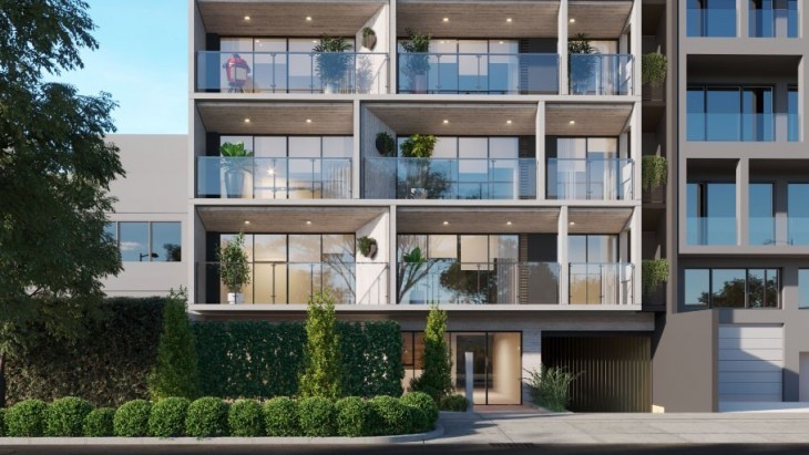 Fachada principal del proyecto ALMENDRA en Miraflores