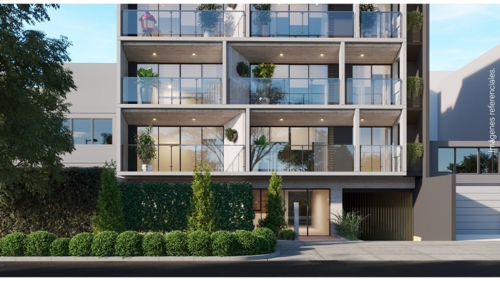 Fachada principal del proyecto ALMENDRA en Miraflores