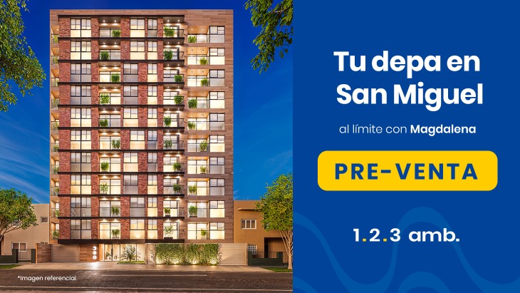 Fachada principal del proyecto PORTOFINO en San Miguel