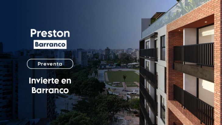 Fachada principal del proyecto Preston en Barranco