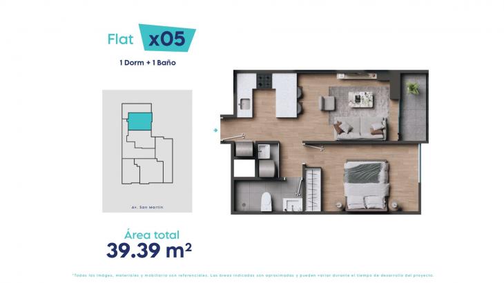 Plano del modelo 5 del proyecto Preston en Barranco