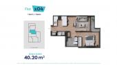 Plano del modelo 4 del proyecto Preston en Barranco