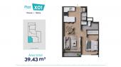 Plano del modelo 1 del proyecto Preston en Barranco