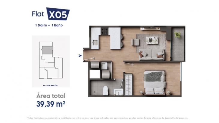 Plano del modelo 5 del proyecto Preston en Barranco