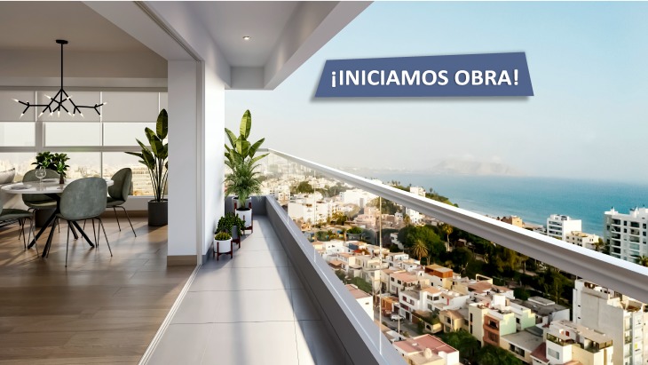 Fachada principal del proyecto DELAMAR en Magdalena Del Mar