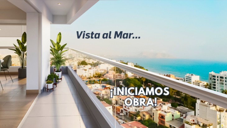 Fachada principal del proyecto DELAMAR en Magdalena Del Mar