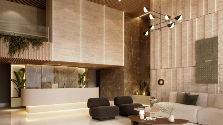 Fachada principal del proyecto Aramburú 934 en Surquillo