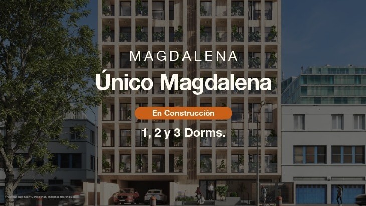 Fachada principal del proyecto Único Magdalena en Magdalena Del Mar