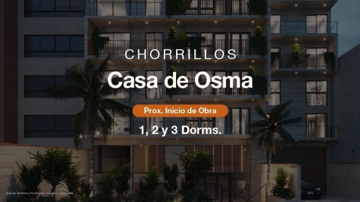 Fachada principal del proyecto Casa de Osma en Chorrillos